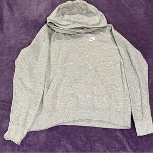 Nike Heather Gray Pullover Hoodie